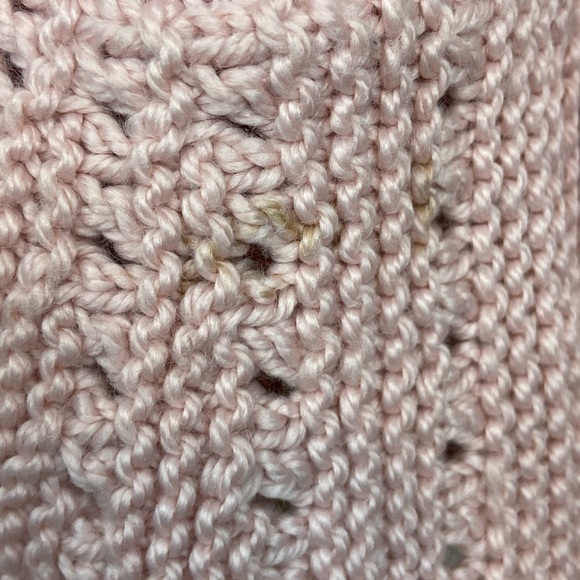 VINTAGE ANTHROPOLOGIE X TWIGGY Y2K WOOL BLEND KNIT CARDIGAN BISHOP SLEEVE LARGE - Picture 5 of 10